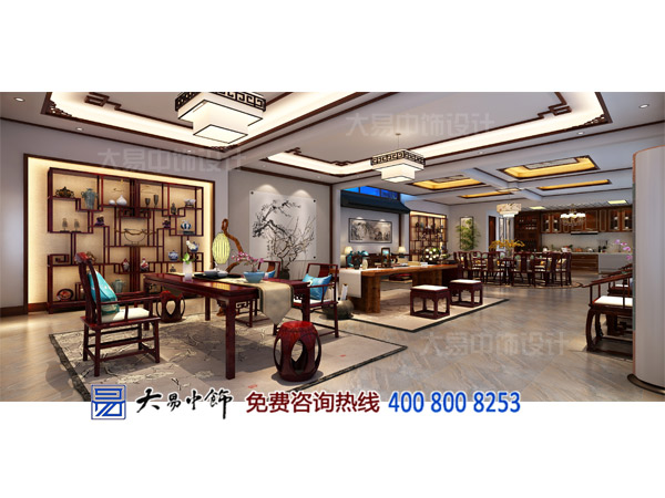 北京懷柔畫(huà)友會(huì )館中式裝修 雁棲湖畔的清雅名居